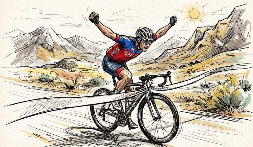 Baeza, primer chileno campeón de la Vuelta a San Juan en 43 años