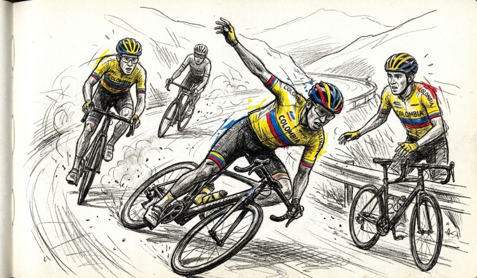 Santiago Buitrago abandona el Giro de Italia 2026 tras caida en etapa 2