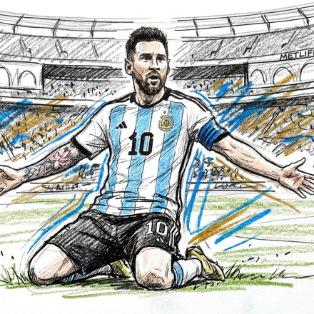 Argentina golea en el debut ante Argelia: 3-0