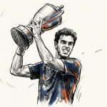 Francisco Cerúndolo celebra su título en el Argentina Open 2026 ante Luciano Darderi