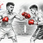 Cejudo y Walton frente a frente antes del combate de boxeo