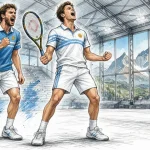 Selección argentina de tenis entrena en Neuquén Copa Davis