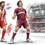 Ilustración editorial Paraguay vs Venezuela ODESUR Rosario