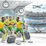 Ilustración: el caos logístico del amistoso Argentina-Burkina Faso