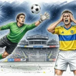 Ilustración editorial: Barranquilla elimina a Millonarios en penales