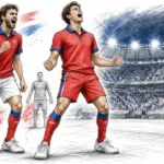 Sketch editorial Costa Rica celebrando goleada ante Nicaragua
