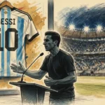 Ilustración editorial: Scaloni habla del legado de Messi antes de la despedida
