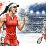 Ilustración: Iga Świątek debuta con victoria en el Abierto de China