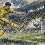 villarreal 3-1 nápoles — champions league - arbitrohp.com Ilustración editorial: Santiago Mouriño dispara desde lejos en el Villarreal 3-1 Nápoles